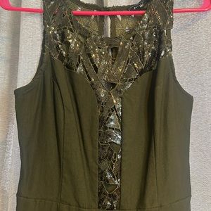 Womans Formal Romper Size M